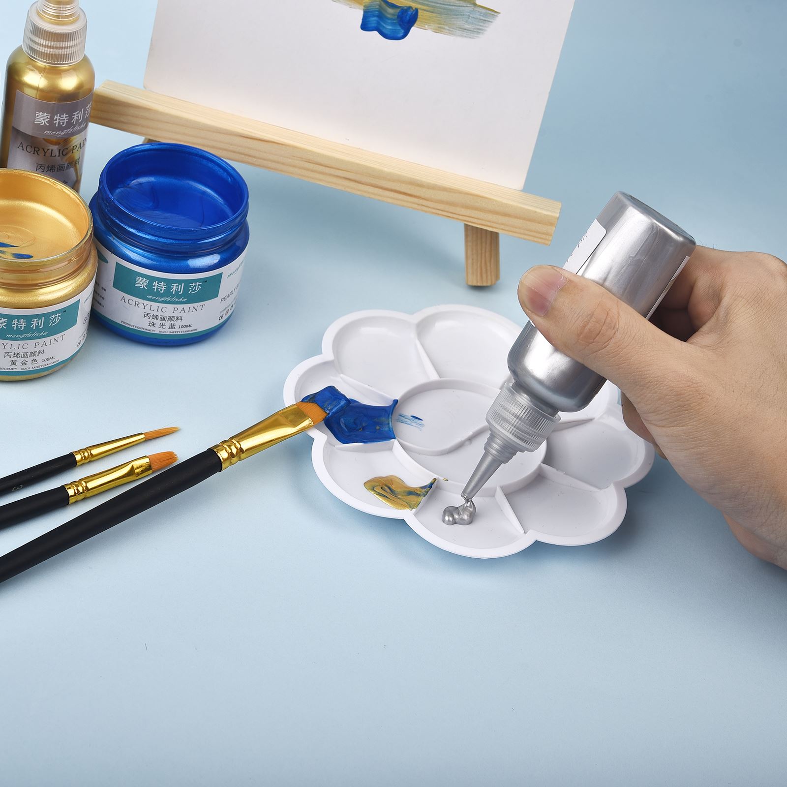 7 Colors 60ml/Bottle Metallic  - Resin Art Bottle ulasan dan harga
