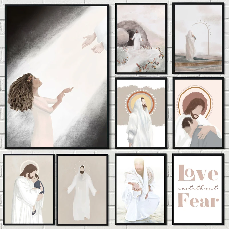 Cartoon Holy Christ Jesus Guid - Resin Art Guide Free ulasan dan harga