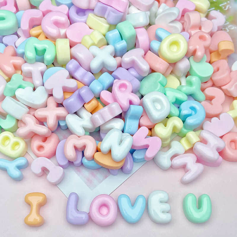 New20Pcs Mini Letters Mixed Re - Resin Art Alphabet ulasan dan harga