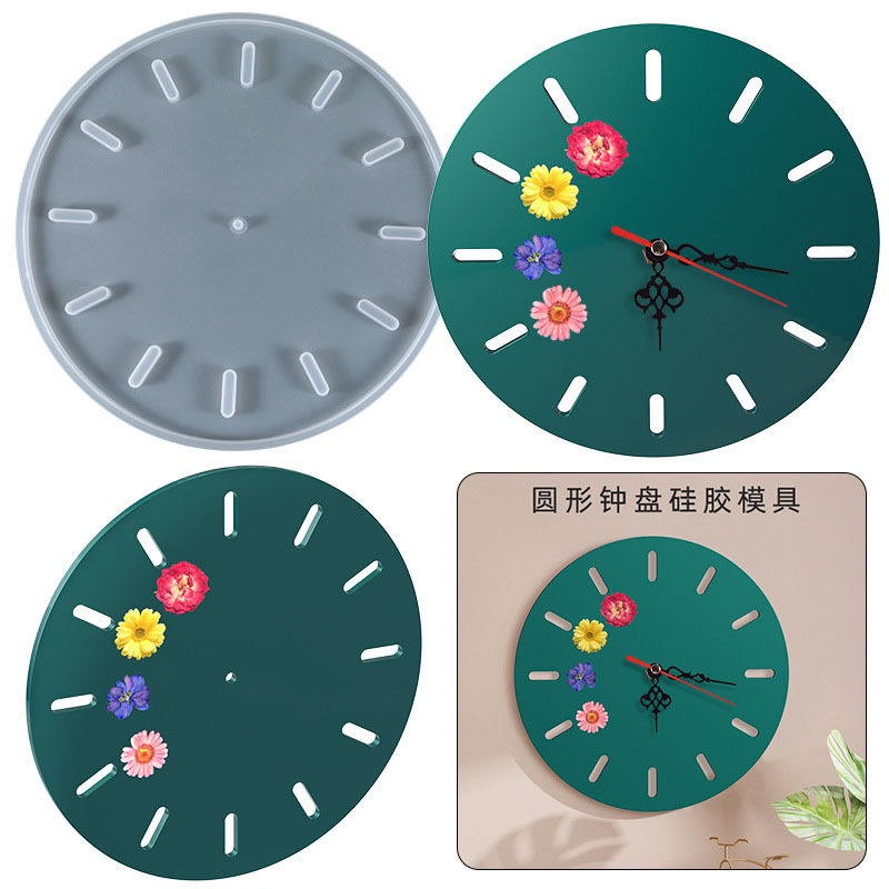 World Map Lotus Leaf Sakura Cl - Resin Art Wall Clock ulasan dan harga