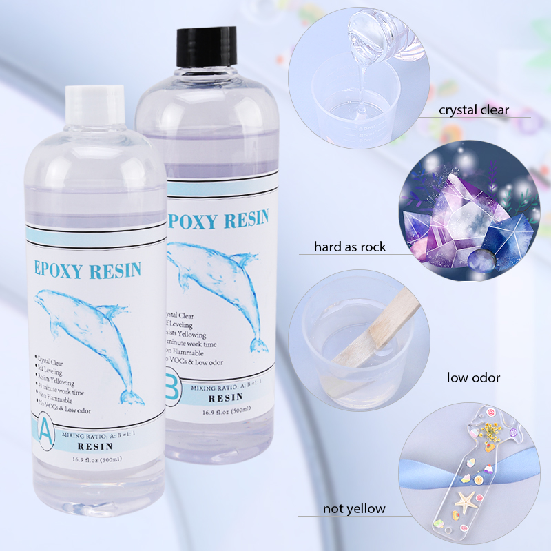 1:1 Clear Epoxy Resin Crystal  - Resin Art Kit For Beginners ulasan dan harga