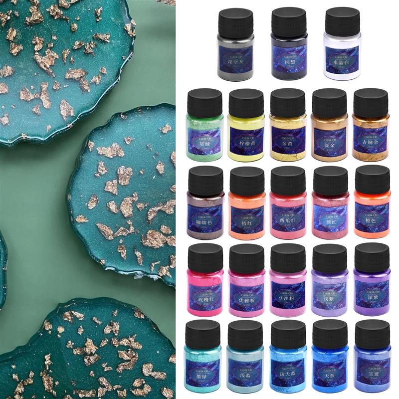 10g/Bottle Pearlescent Powder  - Resin Art Bottle ulasan dan harga