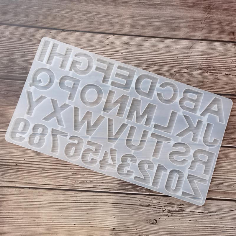 Home DIY Decor 1PC Crystal Epo - Resin Art Alphabet ulasan dan harga