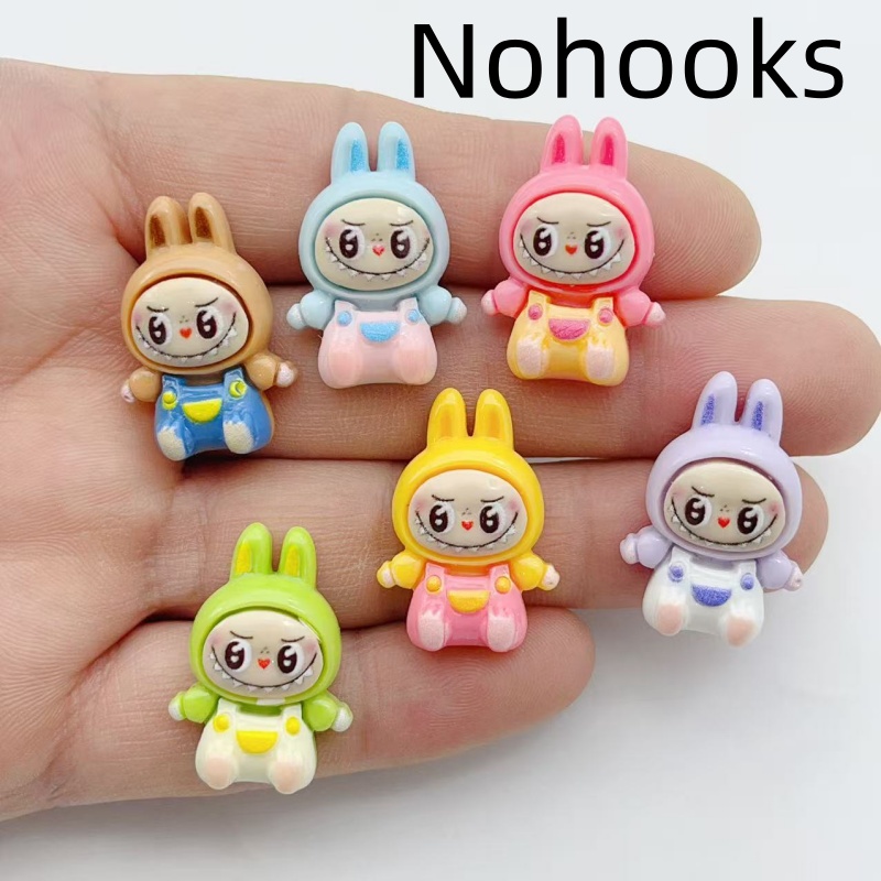 10Pcs Kawaii Rabbit Strawberry - Resin Art Handmade ulasan dan harga