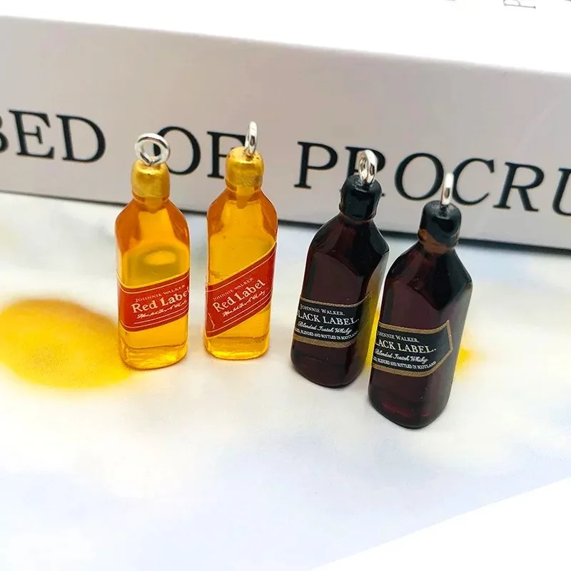 10Pcs Tiny Wine Bar Bottle Res - Resin Art Handmade ulasan dan harga