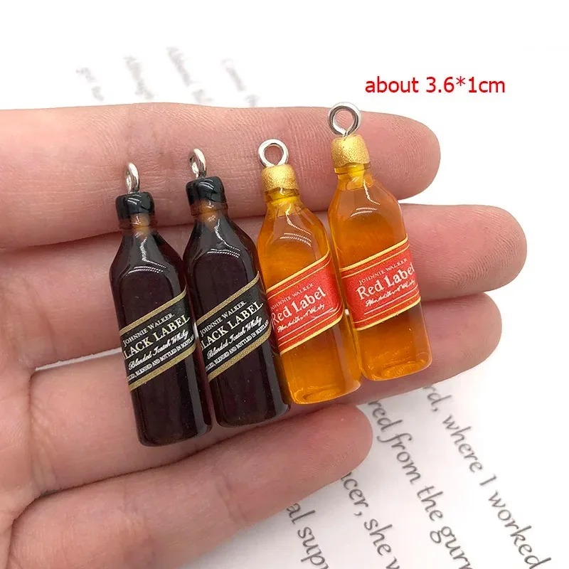 10Pcs Tiny Wine Bar Bottle Res - Resin Art Handmade ulasan dan harga