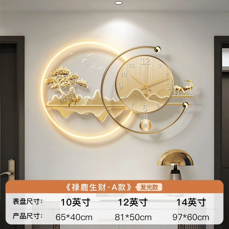 Art Mural Wall Clocks Luxury D - Resin Art Wall Clock ulasan dan harga