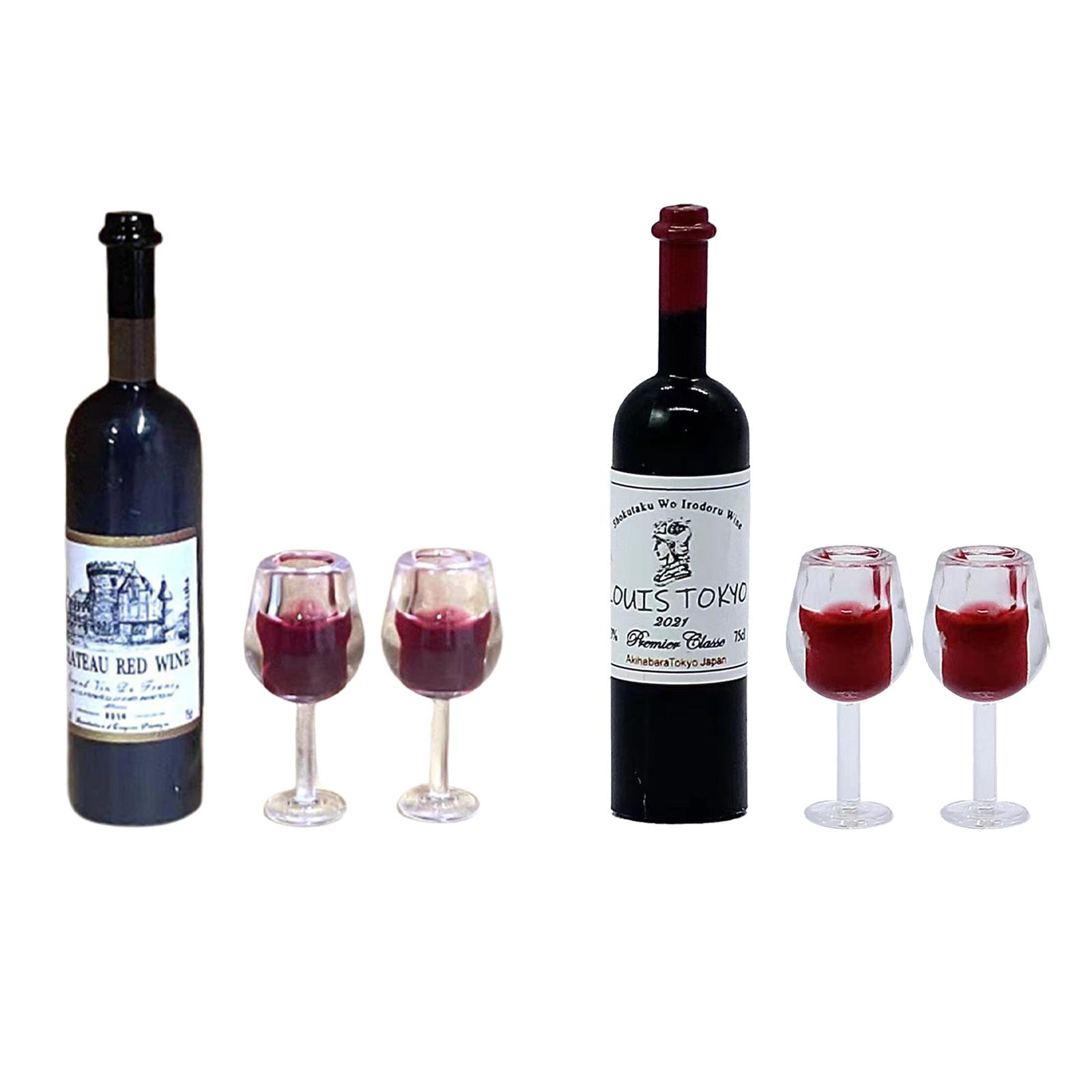 1/12 Scale Dollhouse Wine Bott - Resin Art Bottle ulasan dan harga