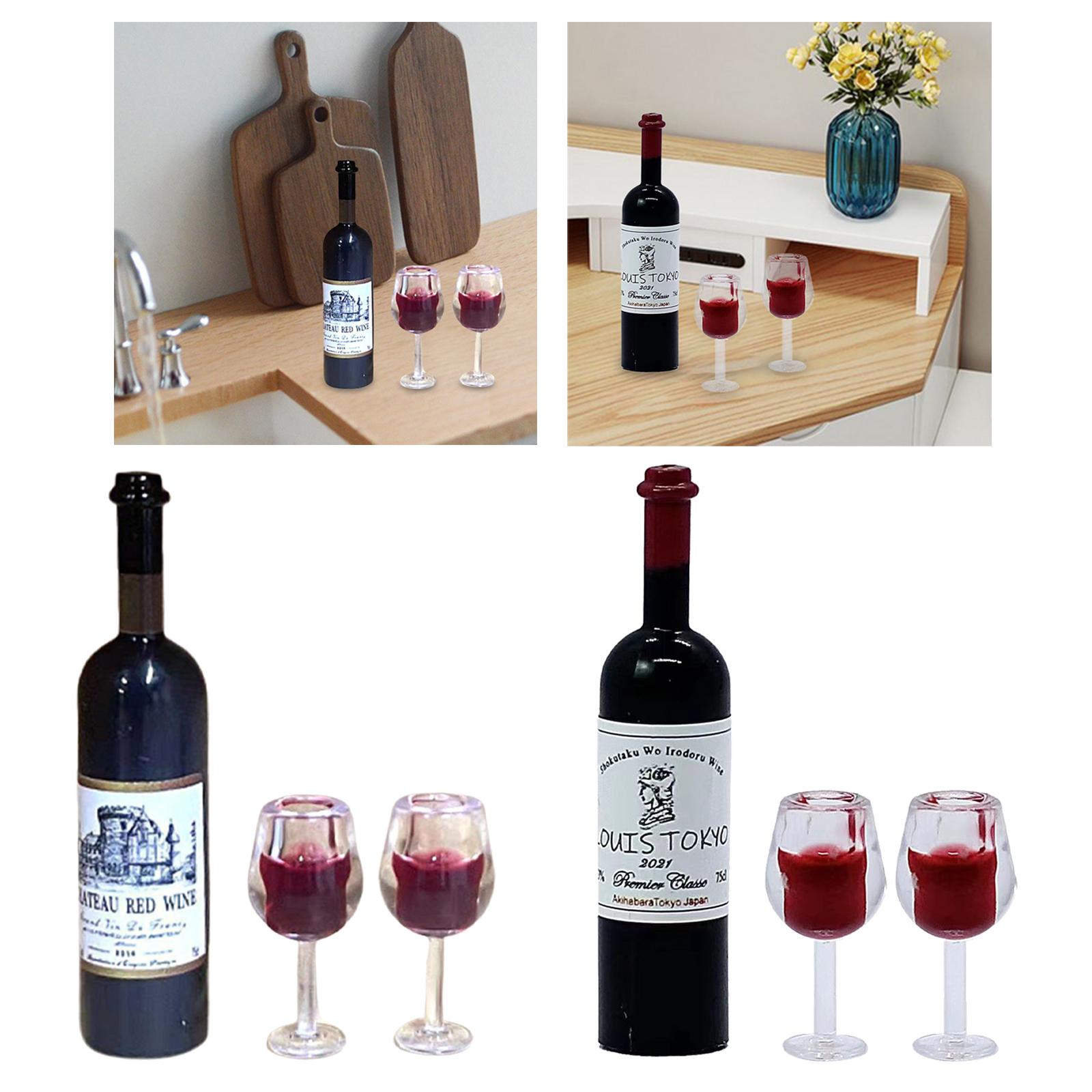 1/12 Scale Dollhouse Wine Bott - Resin Art Bottle ulasan dan harga