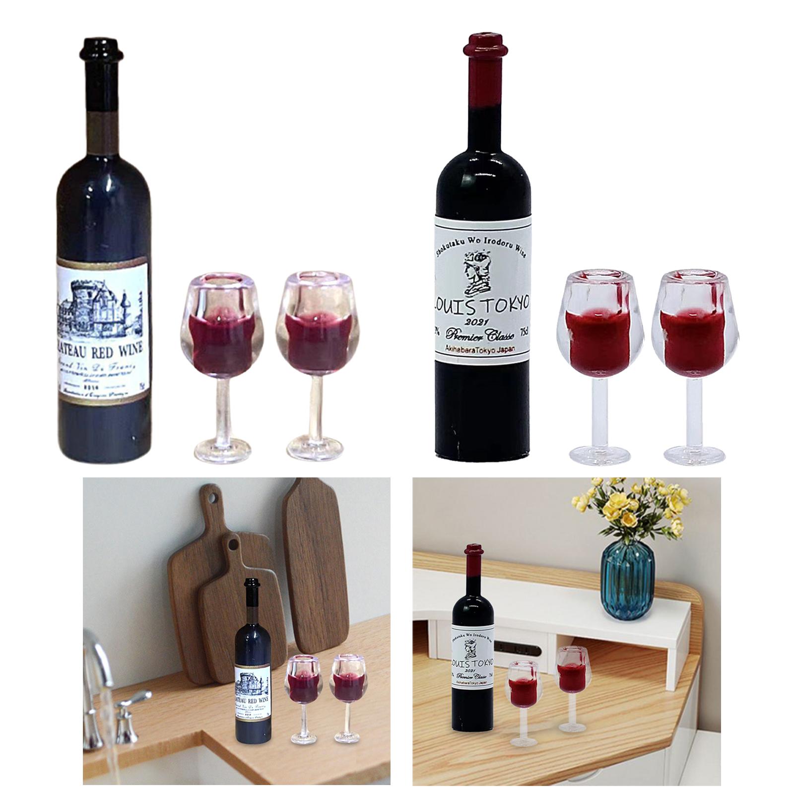 1/12 Scale Dollhouse Wine Bott - Resin Art Bottle ulasan dan harga
