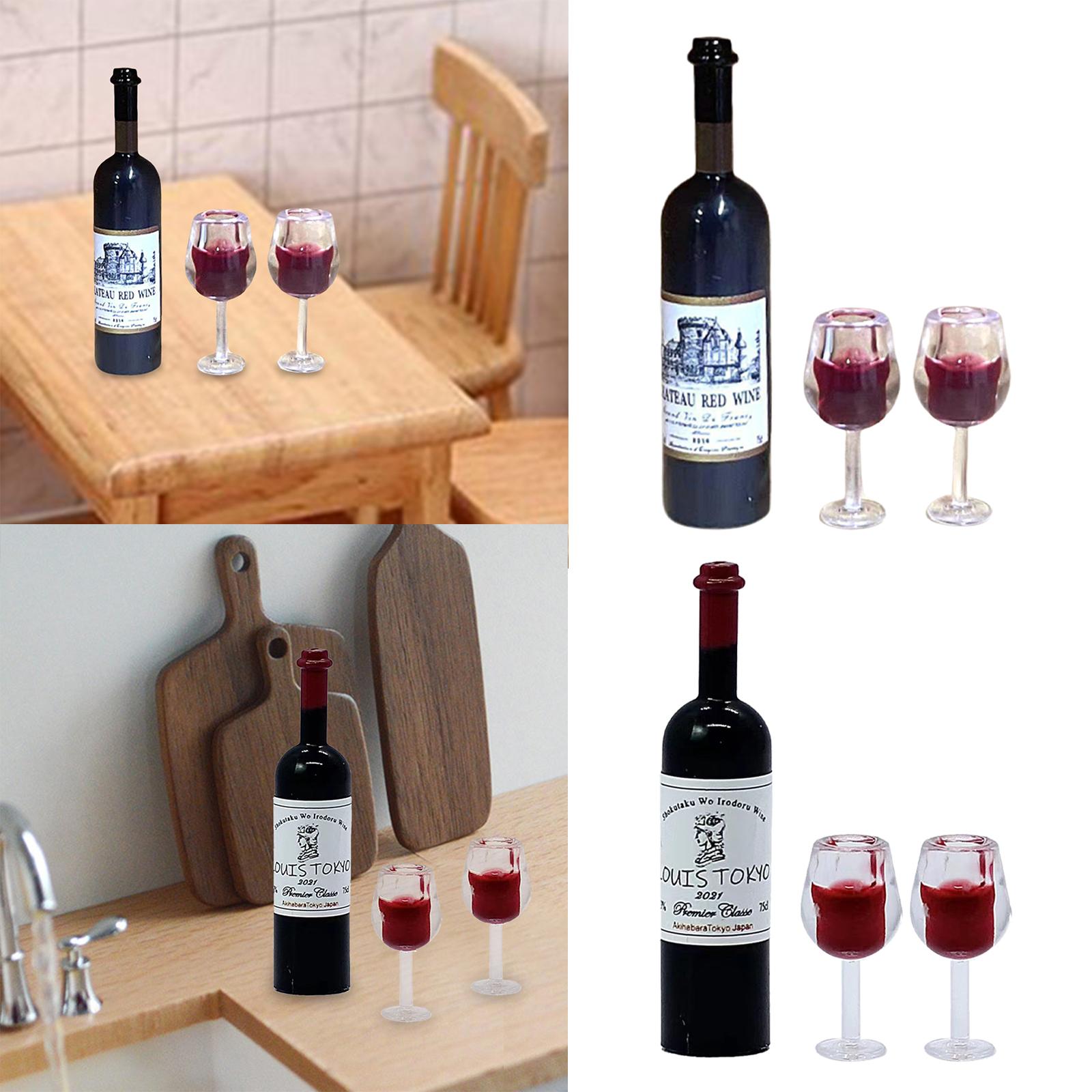 1/12 Scale Dollhouse Wine Bott - Resin Art Bottle ulasan dan harga