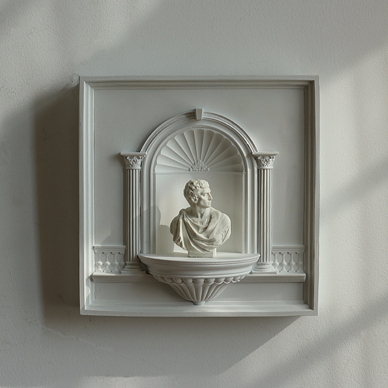‌French Vintage Wall Art, Plas - Resin Art Wall Clock ulasan dan harga