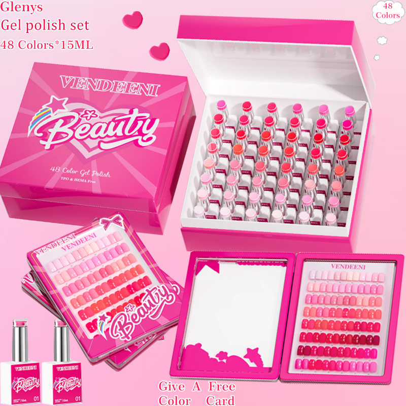 Glenys 48 Pieces * 15ml Nail P - Resin Art Learning ulasan dan harga
