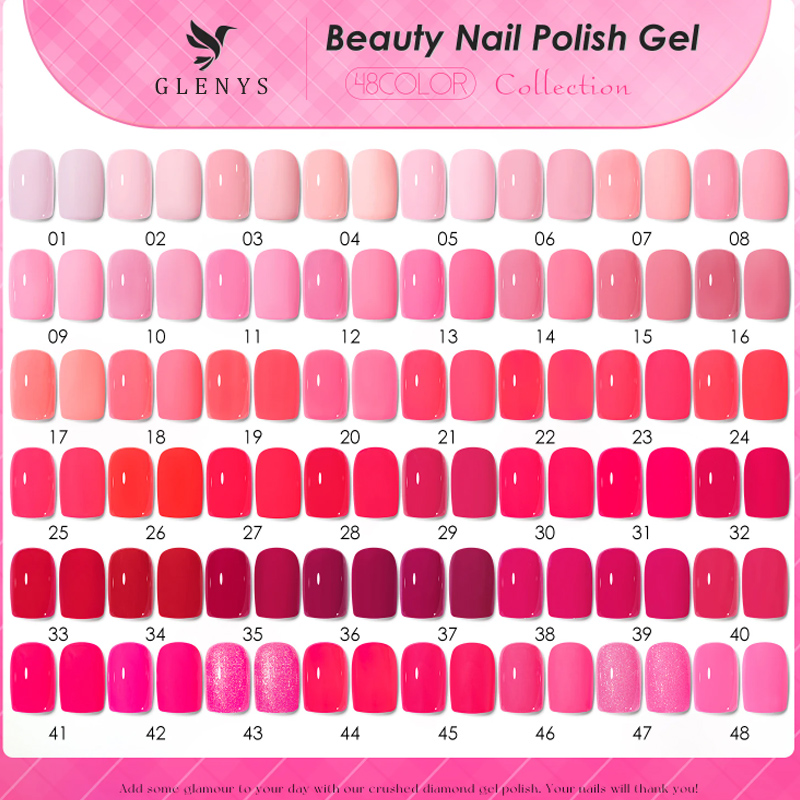 Glenys 48 Pieces * 15ml Nail P - Resin Art Learning ulasan dan harga