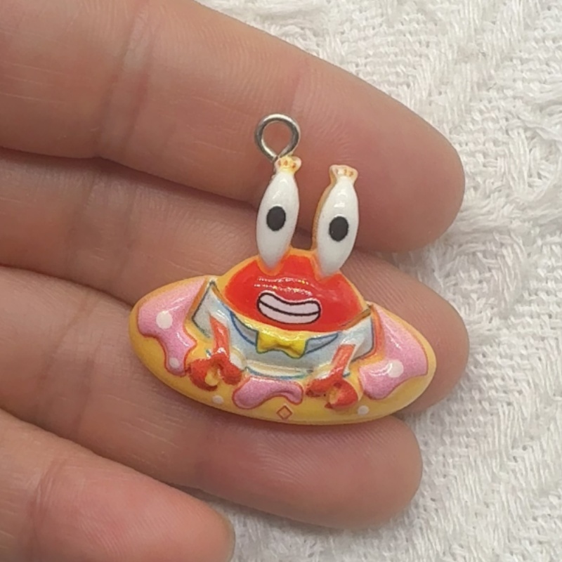 10pcs cartoon resin pendant, D - Resin Art Handmade ulasan dan harga
