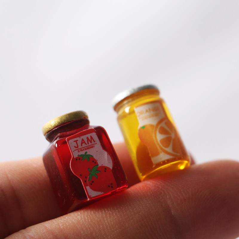 10pcs Simulation Strawberry Ja - Resin Art Bottle ulasan dan harga