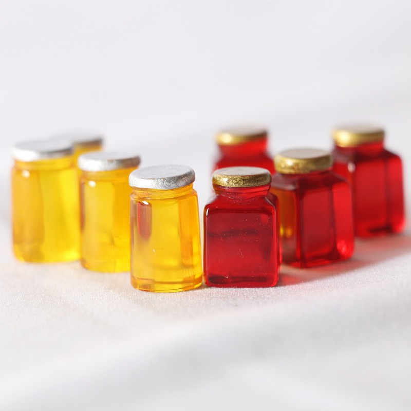 10pcs Simulation Strawberry Ja - Resin Art Bottle ulasan dan harga