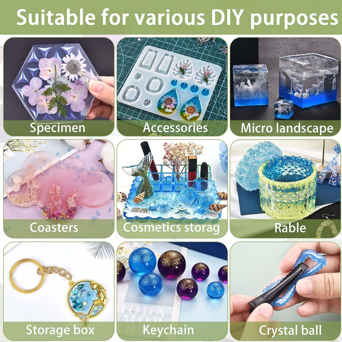 5ml/Bottle Epoxy Resin Pigment - Resin Art Bottle ulasan dan harga