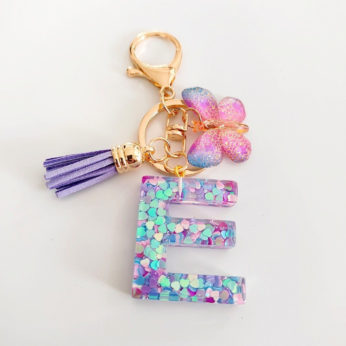 Fashion butterfly Fringe Initi - Resin Art Alphabet ulasan dan harga
