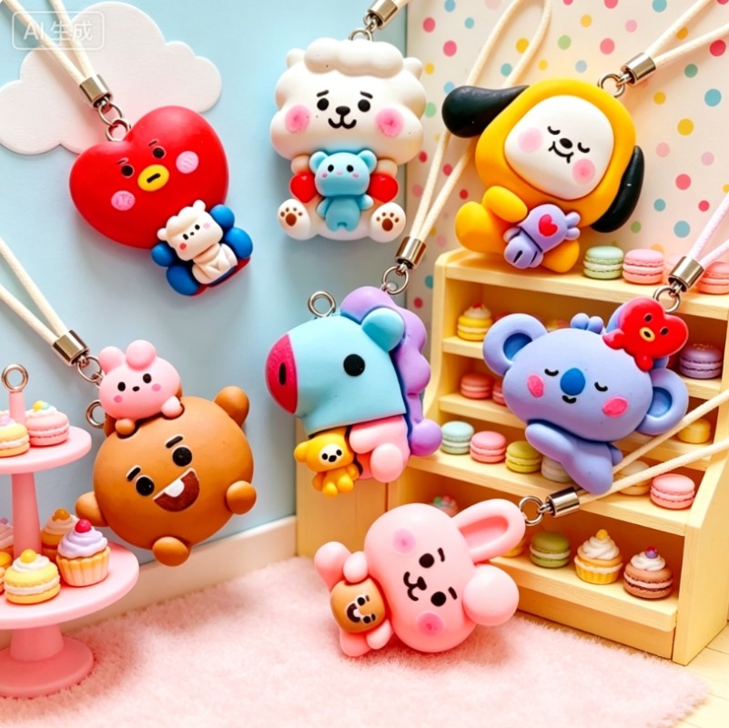 10pcs Kawaii Dog Bunny Cute Re - Resin Art Toys ulasan dan harga