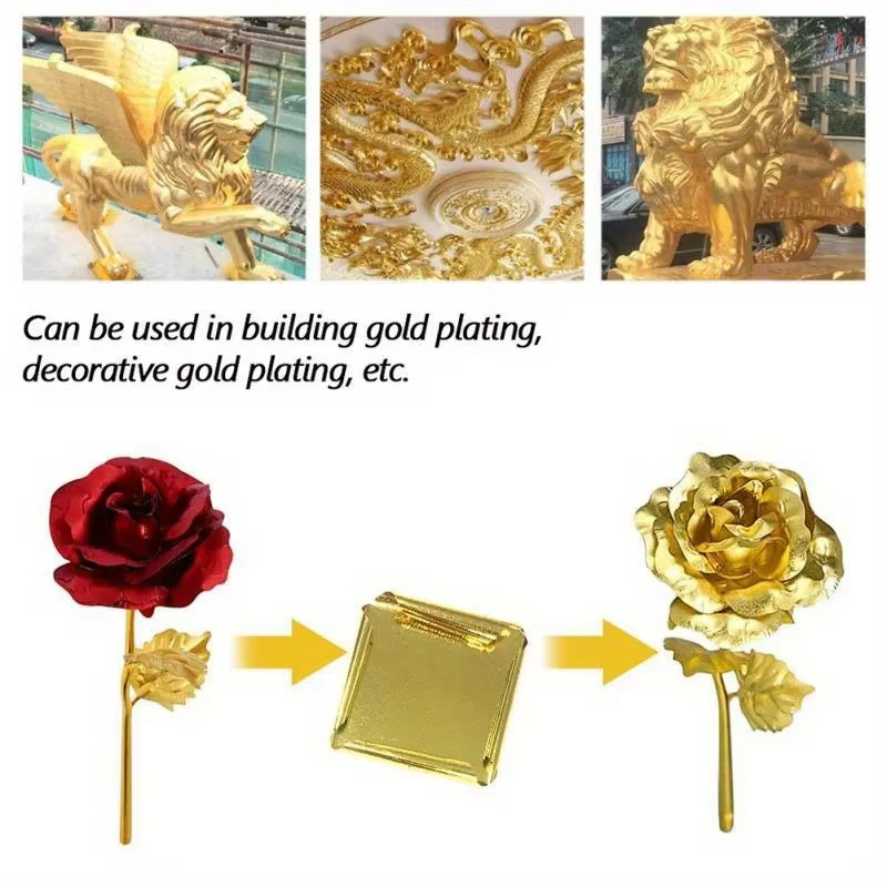 100pcs Imitation Gold Sliver C - Resin Art For Wedding Gift ulasan dan harga