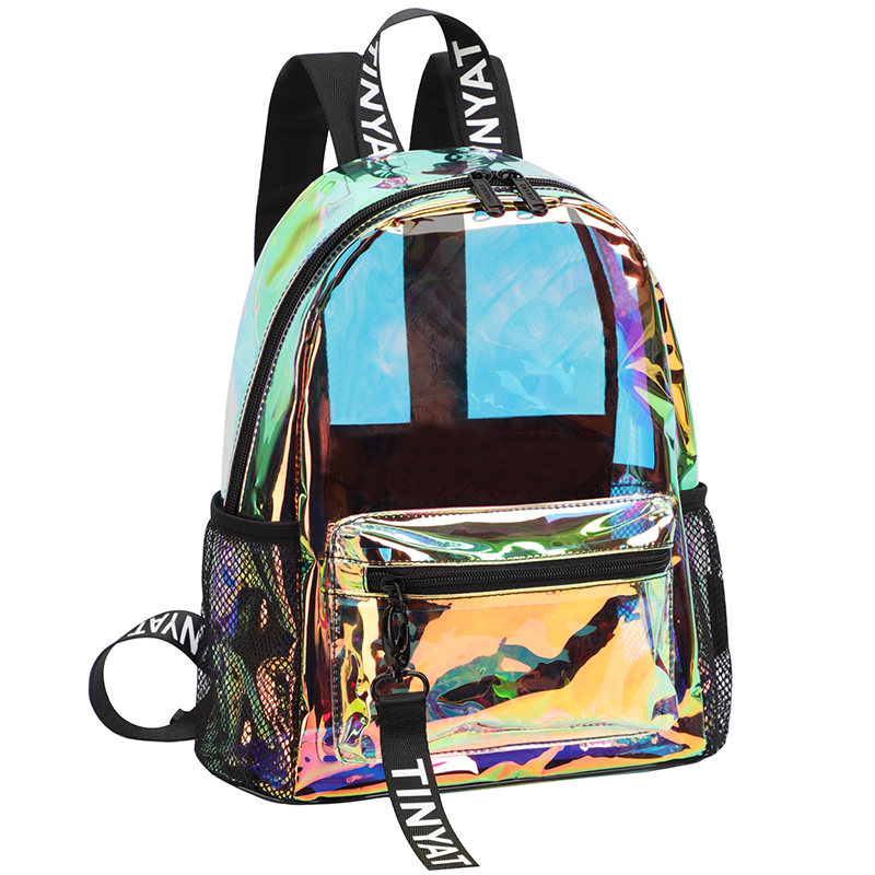 TINYAT PVC Clear Backpacks for - Resin Art Alphabet ulasan dan harga