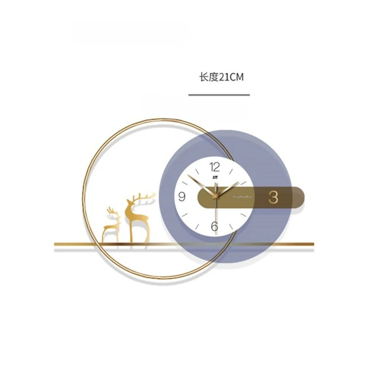 Modern Metal Wall Clocks Livin - Resin Art Wall Clock ulasan dan harga