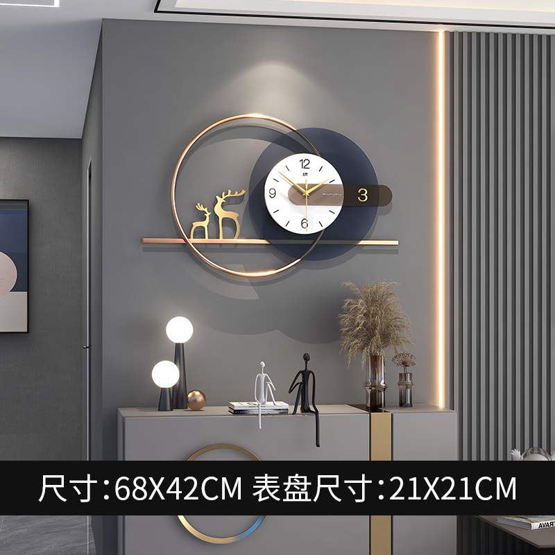 Modern Metal Wall Clocks Livin - Resin Art Wall Clock ulasan dan harga