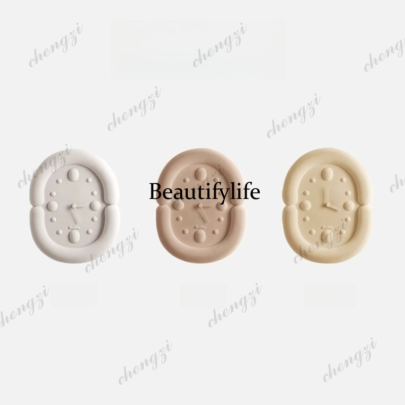 Silent Aesthetic Wall Clocks L - Resin Art Wall Clock ulasan dan harga
