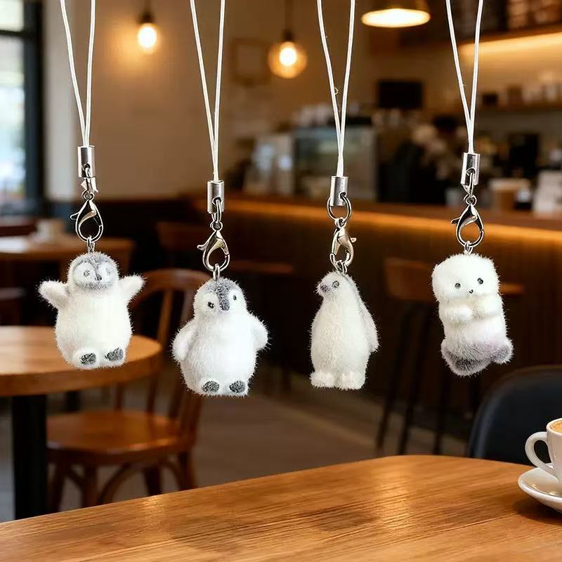 5pcs Flocking Small Penguin Re - Resin Art Handmade ulasan dan harga