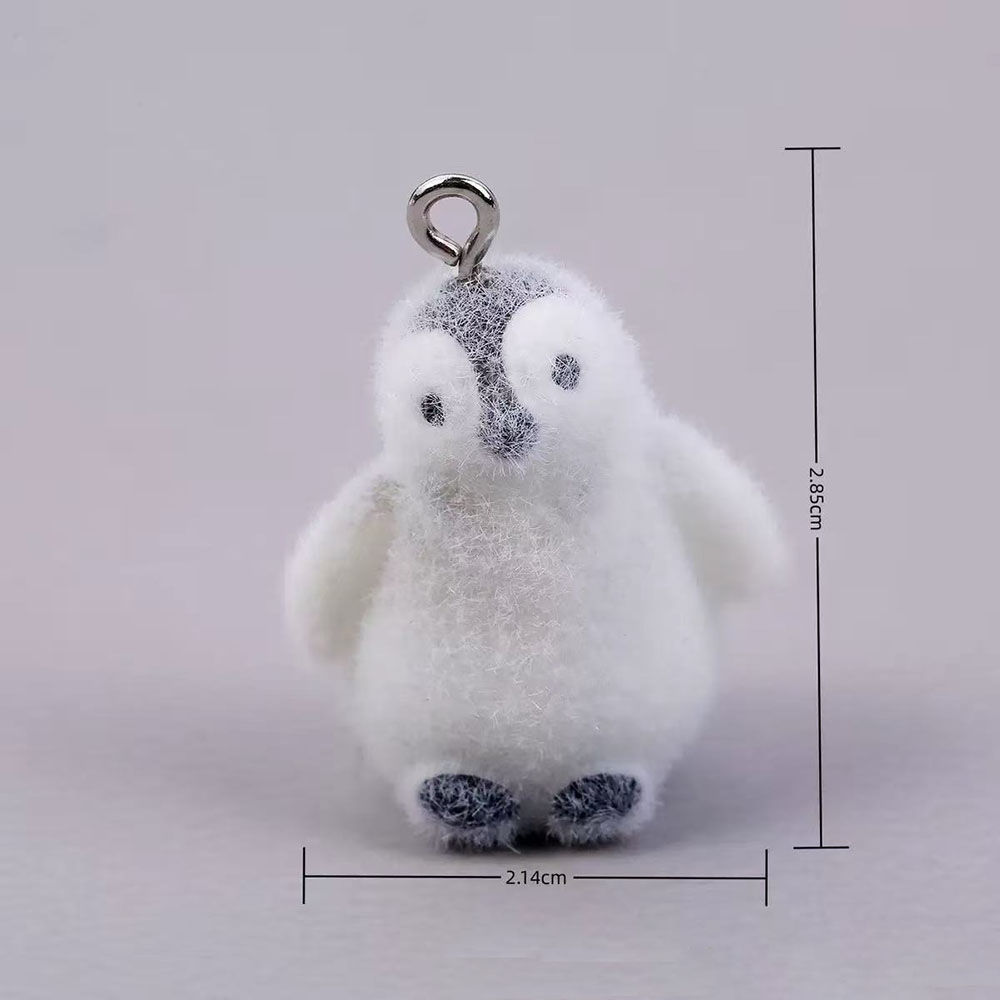 5pcs Flocking Small Penguin Re - Resin Art Handmade ulasan dan harga